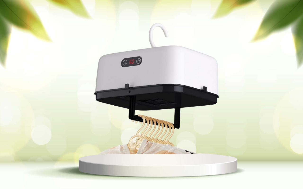 Asciuga i tuoi capi ovunque: scopri l’asciugatrice portatile compatta e potente