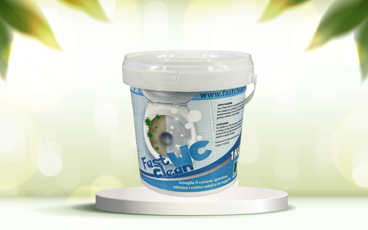 Detergi il WC senza fatica: prova Fast Clear WC per un pulito brillante e rapido